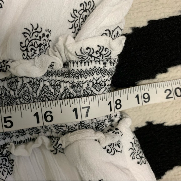 eShatki Wayward Fancies Plus Size Tile Print Ruched Maxi Dress Size 22W - Picture 8 of 16